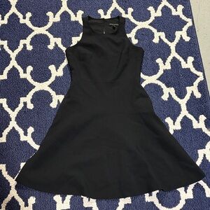 Banana Republic Black Mini Tiered Sleeveless Dress sz 0P